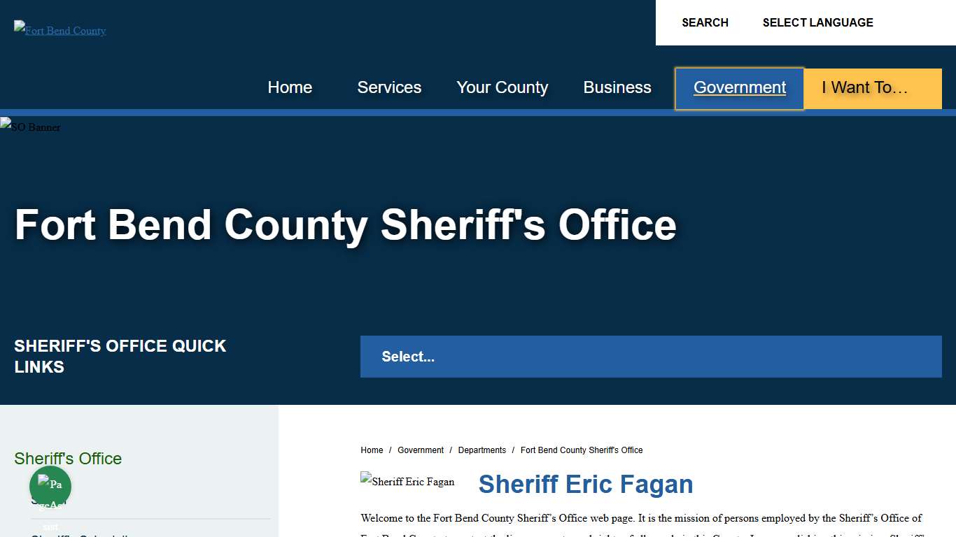 Fort Bend County Sheriff's Office | Fort Bend County